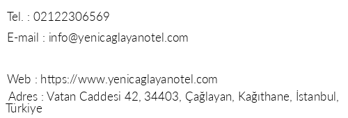 Yeni alayan Otel telefon numaralar, faks, e-mail, posta adresi ve iletiim bilgileri